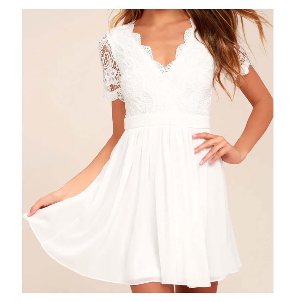 Lulus Angel in Disguise Dress White